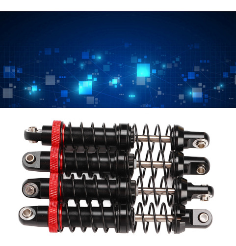 Amortiguador Rc De Aleación De Aluminio, Doble Ajustable, 4