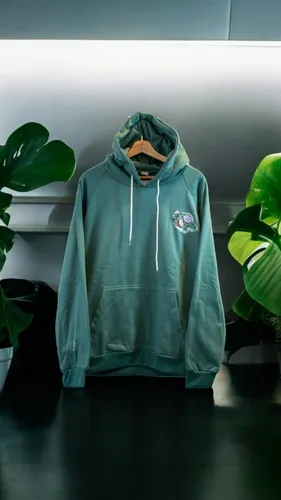 Hoodie Casa Rhomcus Unisex Algodón Escote V Con Capucha