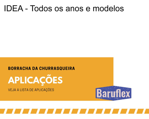 Borracha Da Acabamento Para-brisa Fiat Idea 2007 A 2015