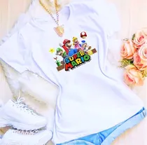 Comprar Camisetas - Turma Super Mario