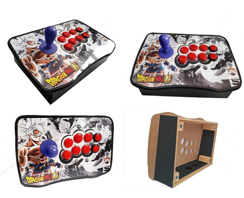 Cajón Armar Joystick Tablero Stick Arcade Ps5 Pc + Acrílico