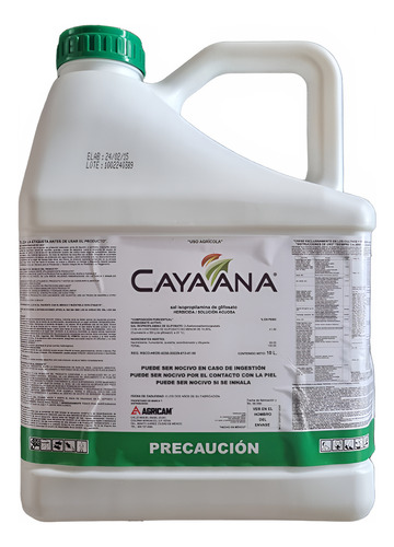 Sal Isopropilamina De Glifosato Cayaana 10l