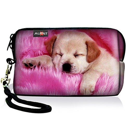 Aupet Pink Dog Bolso De La Caja De La Cámara Digital Bolso