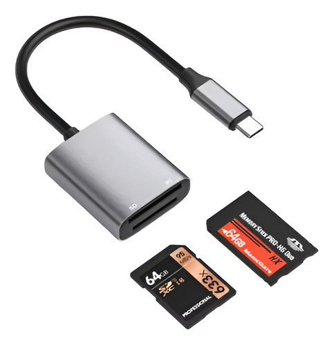 Leitor Usb C Memory Stick Pro Duo Compatível Com iPhone 15