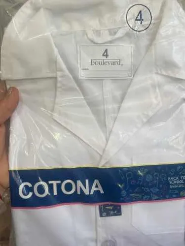 Cotona Blanca Escolar