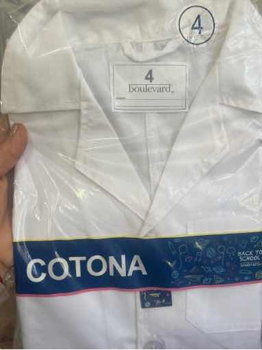 Cotona Blanca Escolar