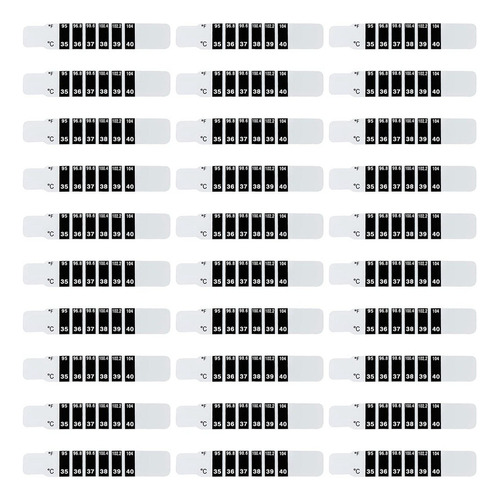 Tiras Adhesivas Para Termómetro De Frente, 30 Unidades