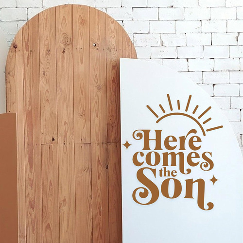 Adhesivo De Pared Here Comes The Son ' Decoraciones Para Fie