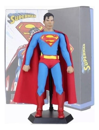 Estátua Superman Clássico Action Figure Boneco Homem De Aço