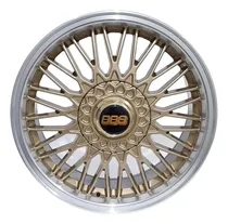 Comprar Roda Aro 17 Bbs Ballina 4x100 4x108 4 Rodas Jogo + Bicos Cor Dourado Diamantado 4x100 4x108