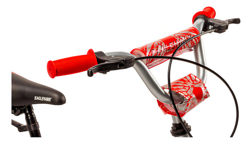 Bicicleta Para Niños R16 Llantas Aire Y Entrenamiento Eagle Color Gris
