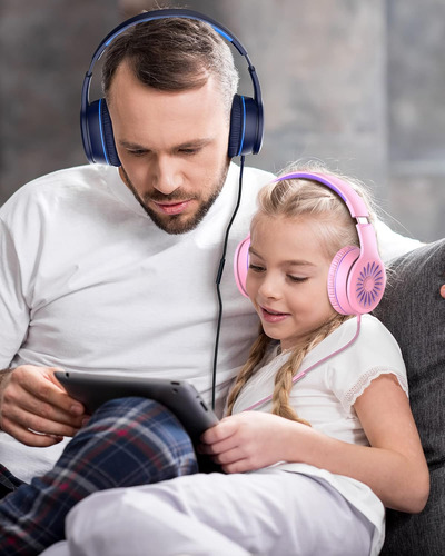 Auriculares Supraaurales Elecder I45 Con Microfono, Plega...