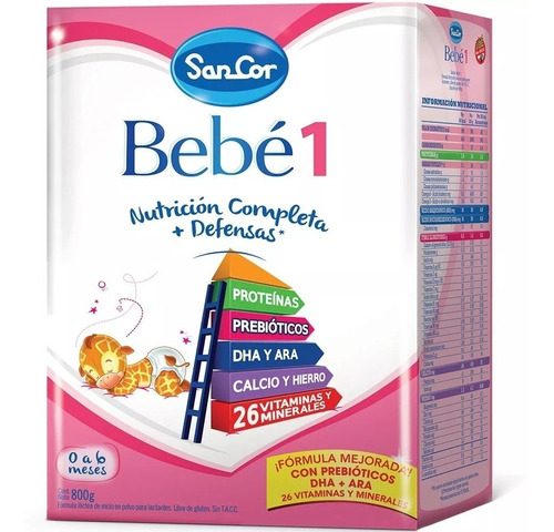 Sancor Bebé 1 De 0 A 6m Polvo 800g