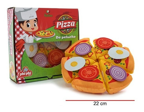 Peluche Pizza Accesorios Suave Divertido Phi Phi Toys