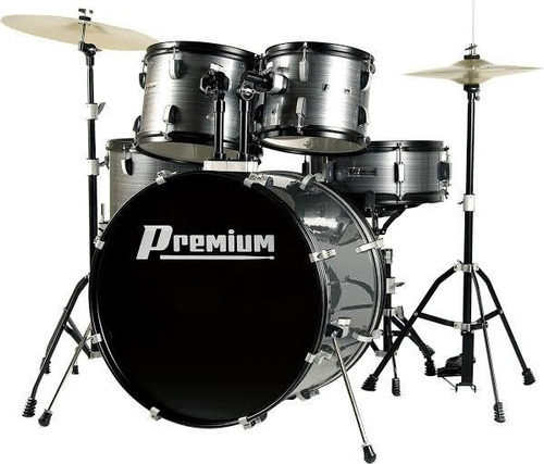 Bateria Premium Dx722 Completa Pratos E Banco Bumbo 22 Loja