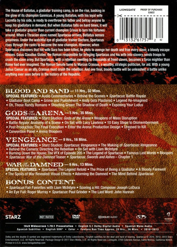 Spartacus La Serie Completa Boxset Dvd