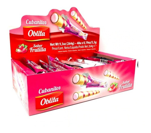 Oblita Cubanitos Chocolate X48un - Tutto Dolce
