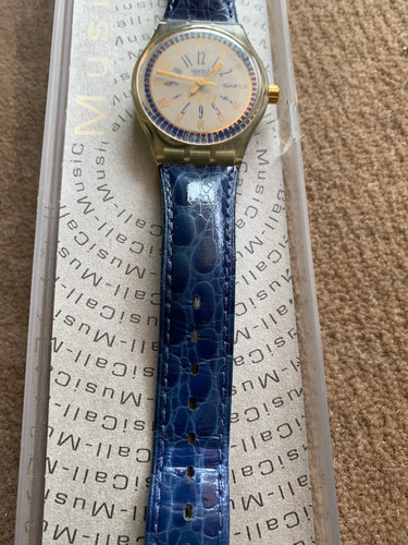 Relogio Swatch Musical Ano De 1988. En Perfeito Estado,couro