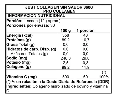 Just Collagen 360g - Pro Collagen