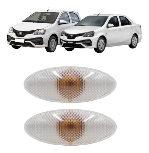 Par Lanterna Lateral Seta C/soquete Toyota Etios Etios Sedan