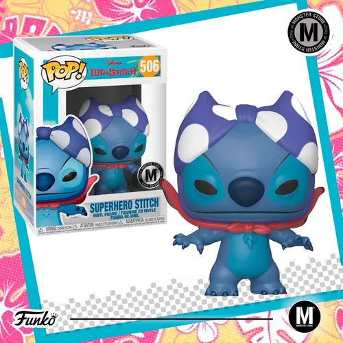 Lilo & Stitch - Superhero Stitch - POP! Disney action figure 506