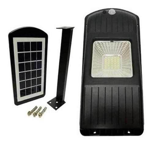 Imagen 4 de 4 de Reflector Panel Solar Lampara Calle Iluminacion Poste Cl-110