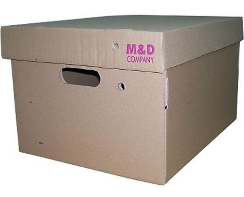 Caja Archivo Super Reforzada Cartón Corrugado X50u Myd 403