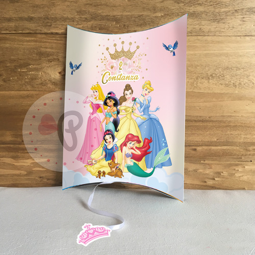 Piñata Princesas Personalizada Ariel Bella Aurora Cenicienta