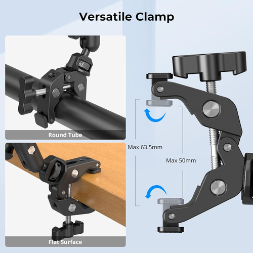 Smallrig 22 Magic Arm W Clamp, Overhead Phone Mount, Fle...