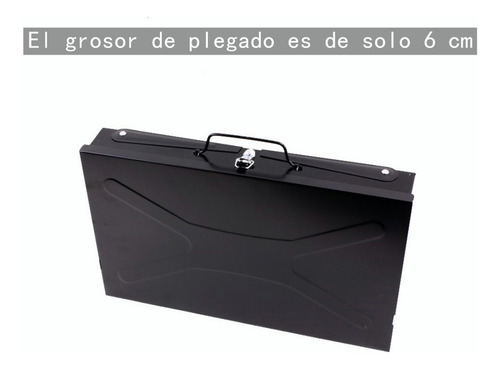 Asador Portátil De Carbón (ancho Plegado 6cm!!)