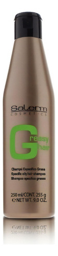 Salerm Shampoo Greasy Hair Cabello Graso Línea Oro 250ml