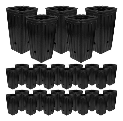 Contenedor De 30 Vasos Altos Para Invernadero