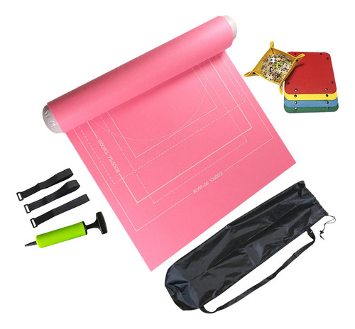 Nuevo Accesorio Puzzle Mat Rollo 1500 Piezas Rosa