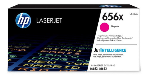 Cartucho De Toner Hp 656x Magenta Laserjet Original  Cf463x 