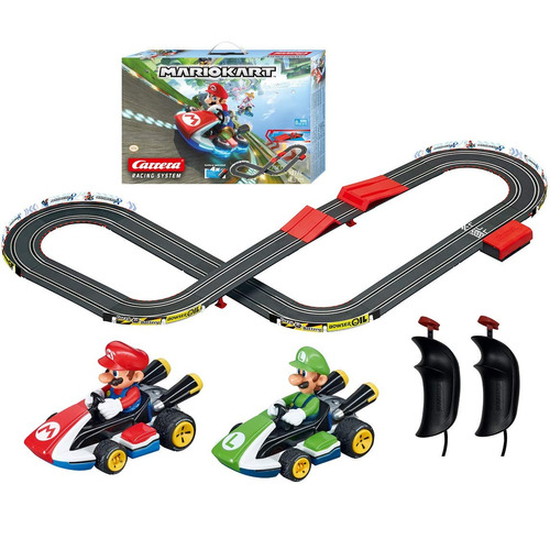 Carrera Go!!! 63503 - Juego De Pista De Juguete De Coches Con Rampa De Salto Con Mario Y Luigi Para Niños A Partir De 5 Años