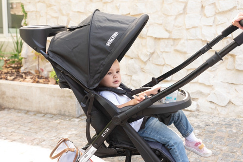 Imagen 7 de 10 de Cochecito Cuna Travel System Mega Baby Etna Manj Rebatible