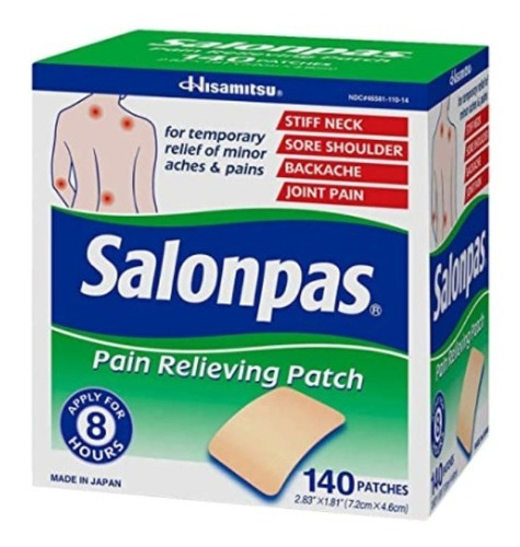 Salonpas Alivio Del Dolor Parche - 140 Parches