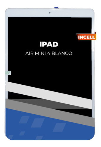 Lcd + Touch Para iPad Mini 4 Blanco A1538 A1550