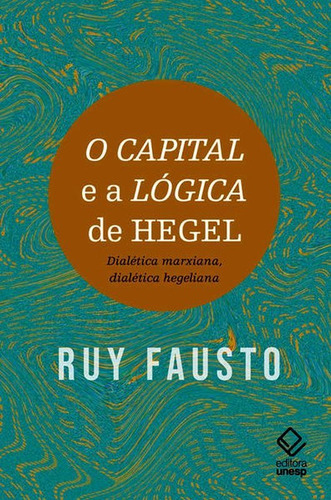 O Capital E A Lógica De Hegel: Dialética Marxiana, Dialética Hegeliana, De Fausto, Ruy. Editora Unesp, Capa Mole Em Português