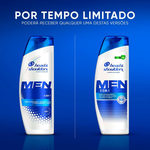 Shampoo Anticaspa Men 3x1 Head & Shoulders 200ml