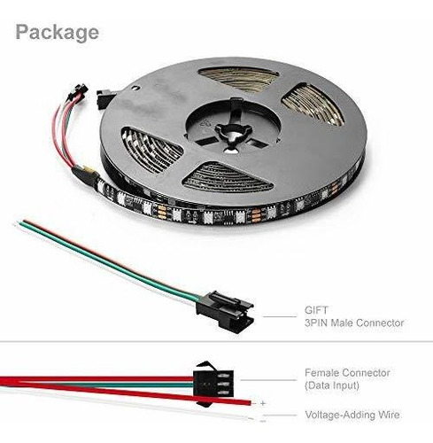 Tiras De Luz Led Btf-lighting Ws2811 Ic = Rgb Ic Tira De Led