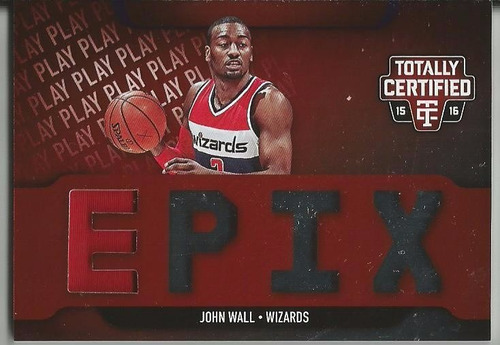 2015-16 Totally Certified Jersey John Wall Wizards /99