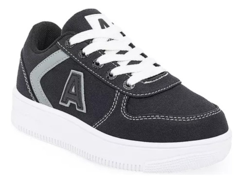 Zapatilla Addnice Skate Canvas Niños Negro - Skatecanvas Cuo