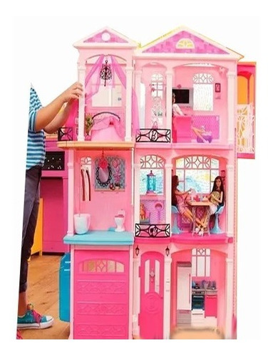 Casa Dos Sonhos Da Barbie 3 Andares Com Elevador Em Mdf Cru
