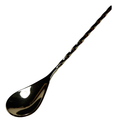 Cucharilla Espiralada De Color - Gota 30cm Barman Cocteleria