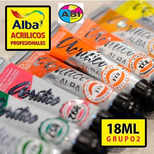 Alba  Profesional Acrilico , Grupo 2 X 18 Ml