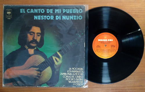 Nestor Di Nunzio El Canto De Mi Pueblo 1975 Disco Lp Vinilo