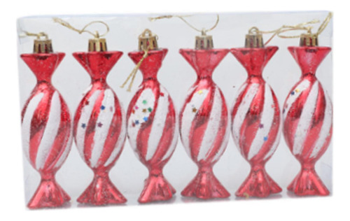6 Adornos Navideños De Para Colgar En El De Navidad, Para