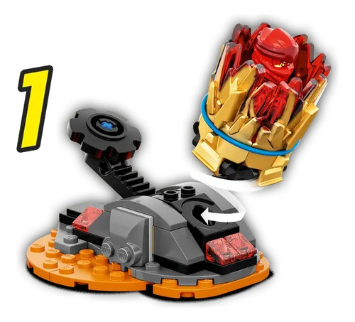 Kit Lego Ninjago Spinjitzu Explosivo Kai 70686 48 Piezas 3