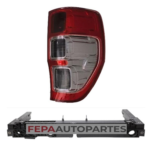 Mica Faro Giro Trasero Ford Ranger 17 / 19 Fume 4x2